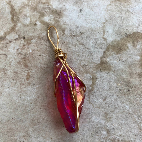 Ruby hot sale aura quartz